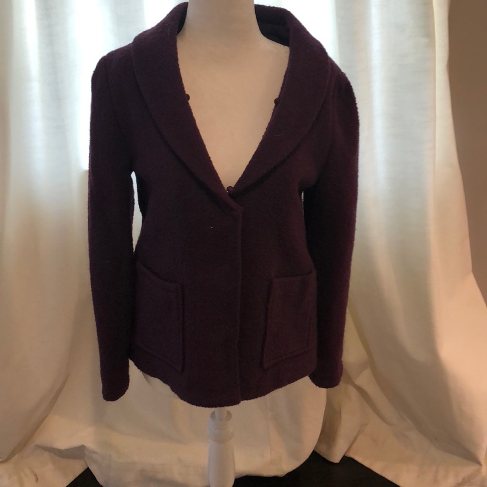 Maroon Alice+Olivia jacket